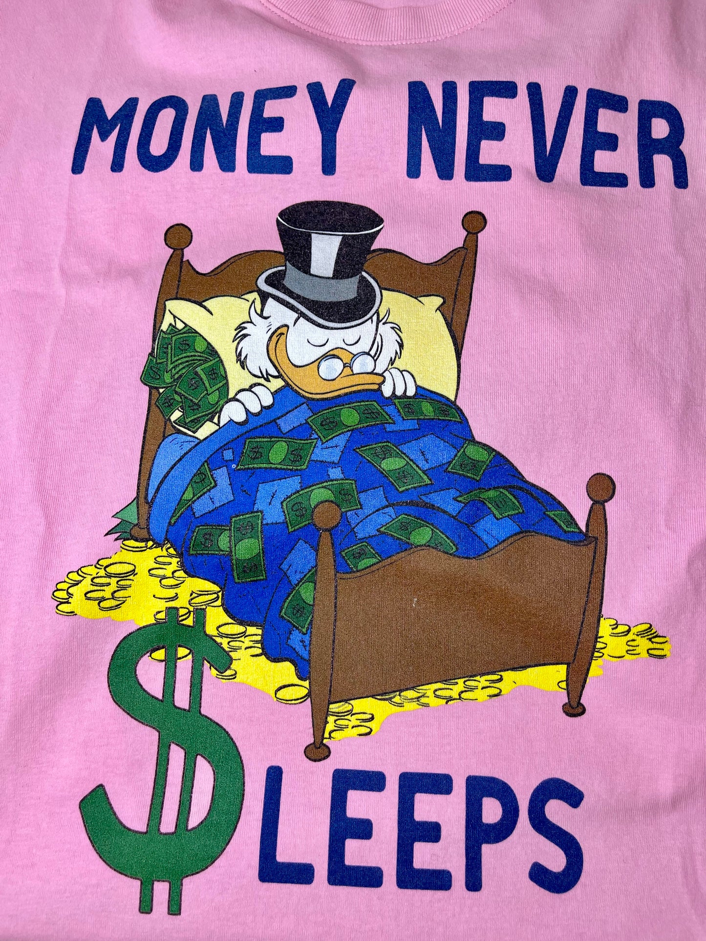MC2 SAINT BARTH -money-never-sleep-t-shirt
