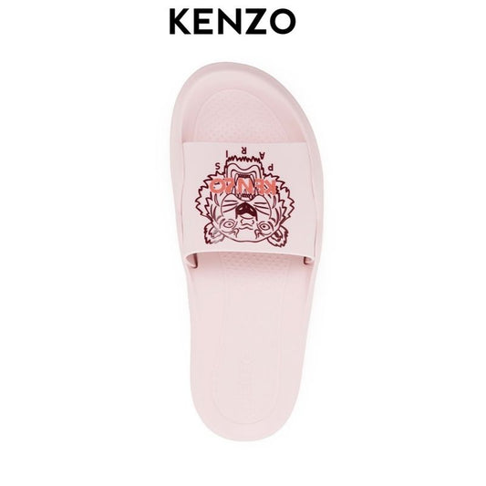 KENZO-tiger-print-pink-open-toe-slides