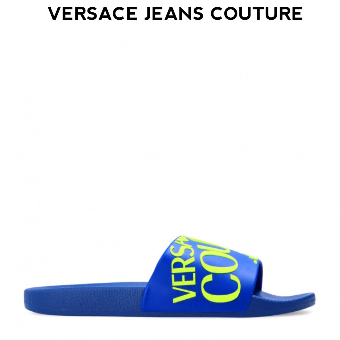 VERSACE-jeans-couture-blue-and-green-slippers