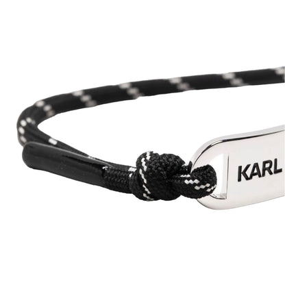 KARL-LAGERFELD-logo-plaque-rope-bracelet