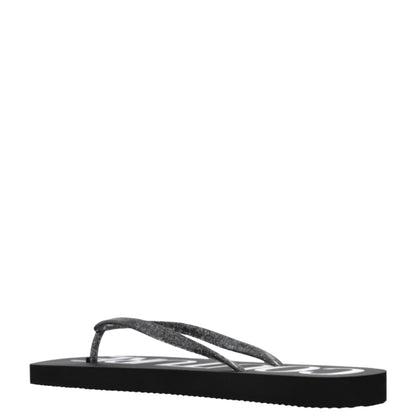 VERSASE JEANS COUTURE black-flip-flops