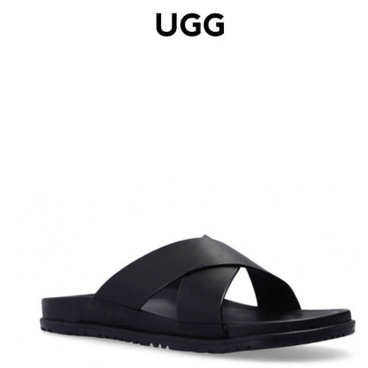 UGG-black-slippers