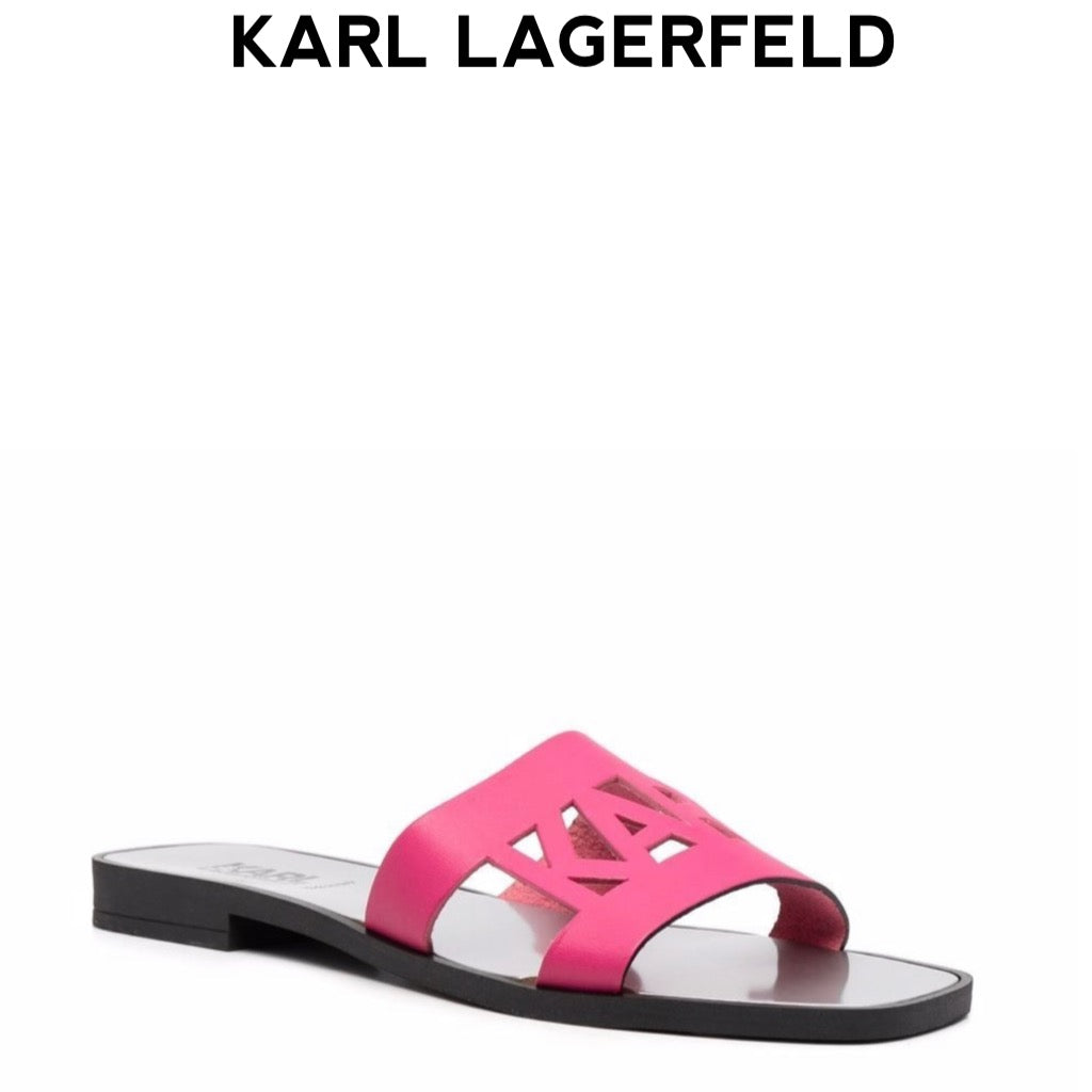 KARL KAFERFELD pink signature slide