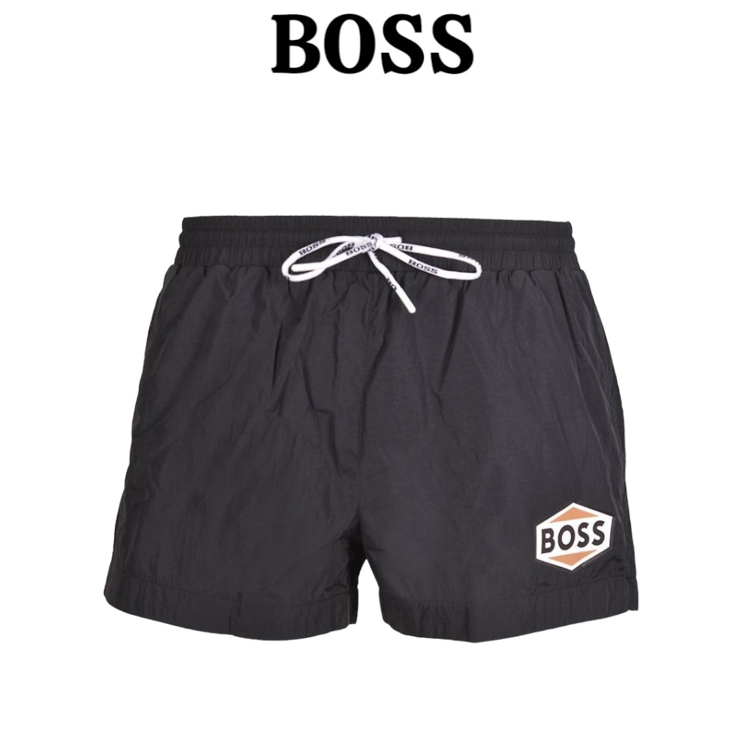 BOSS Signature patch swim short