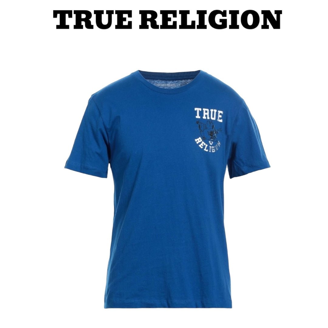 TRUE RELIGION-side-back-logo-blue-t-shirt