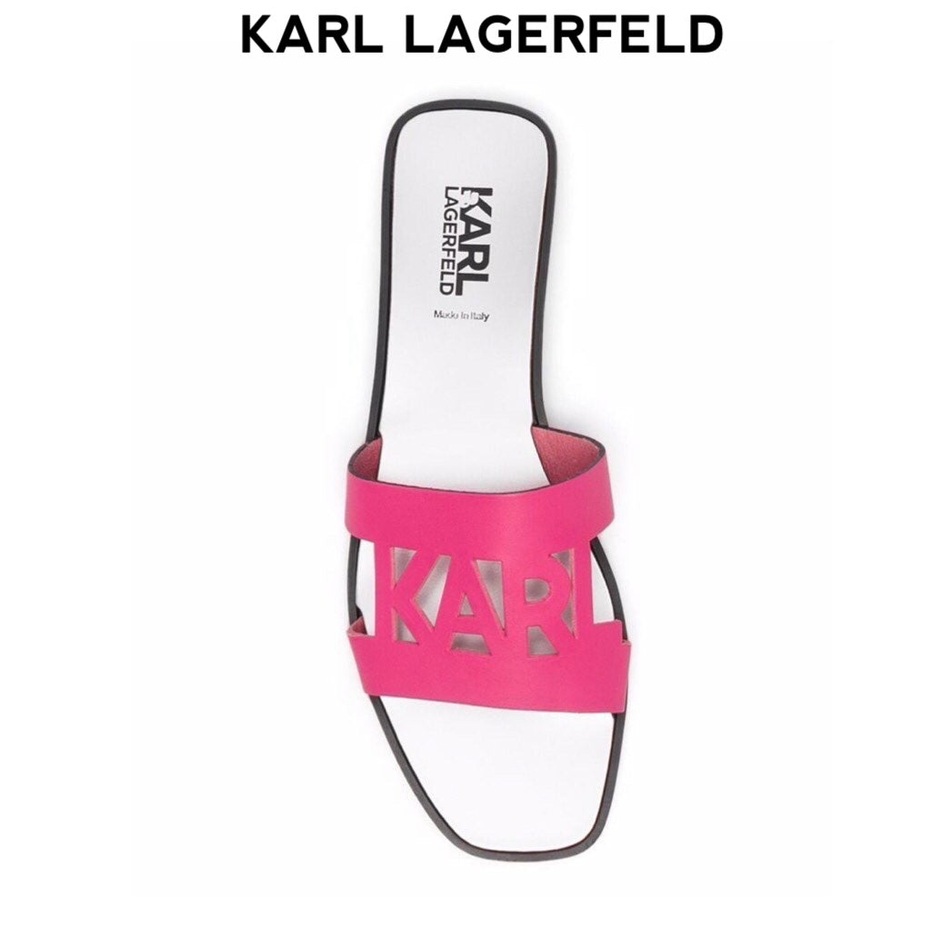 KARL KAFERFELD pink signature slide