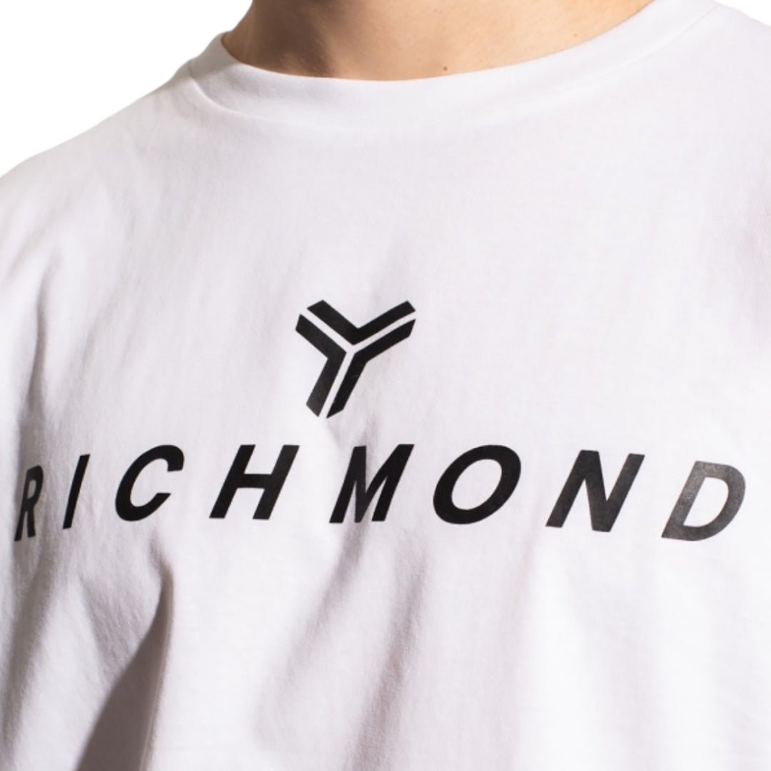 JHON RICHMOND-logo-white-t-shirt