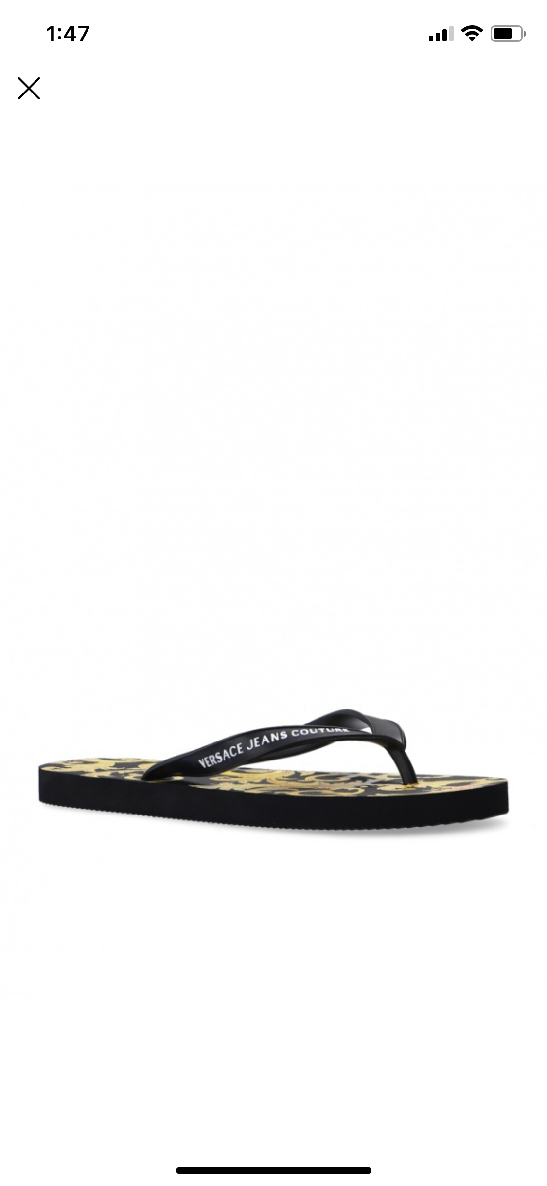 VERSACE JEANS COUTURE flip flop