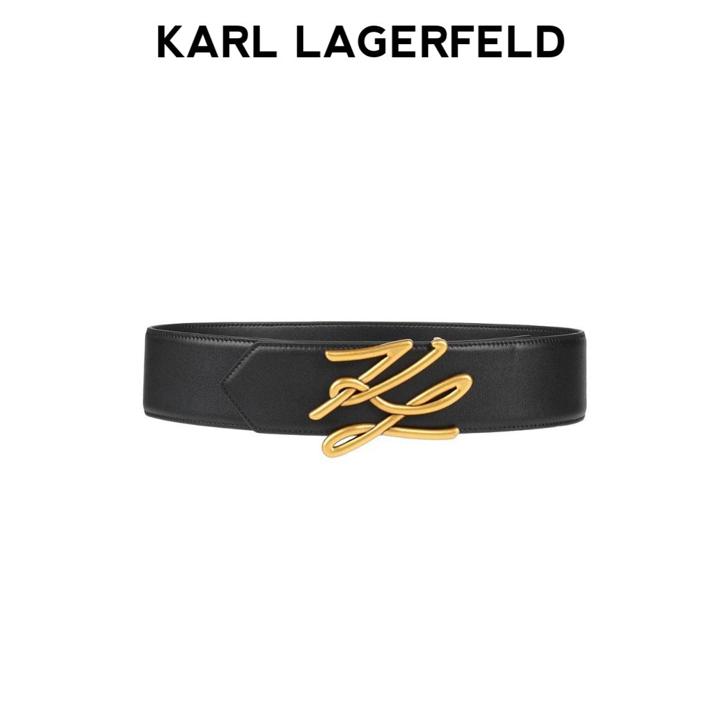 KARL-LAGERFELD-signature-gold-buckle-belt