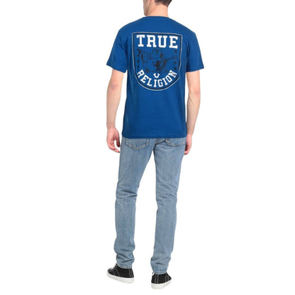 TRUE RELIGION-side-back-logo-blue-t-shirt