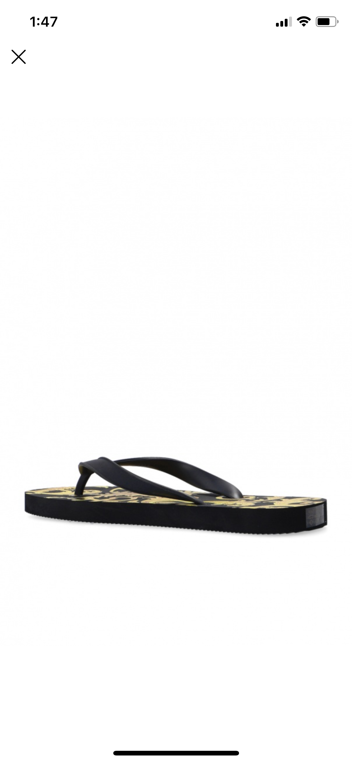 VERSACE JEANS COUTURE flip flop