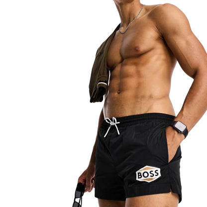 BOSS Signature patch swim short