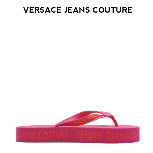 VERSACE JEANS COUTURE wedge flip flop