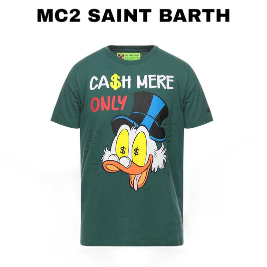 MC2 SAINT BARTH -cash-me-only-green-t-shirt